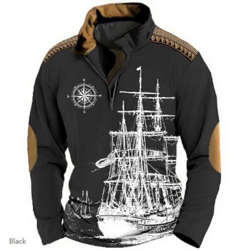 Herren attraktiver Freizeitpullover Echoarchiv