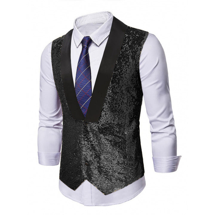 Herren Abend-Weste mit Glitzer Echoarchiv