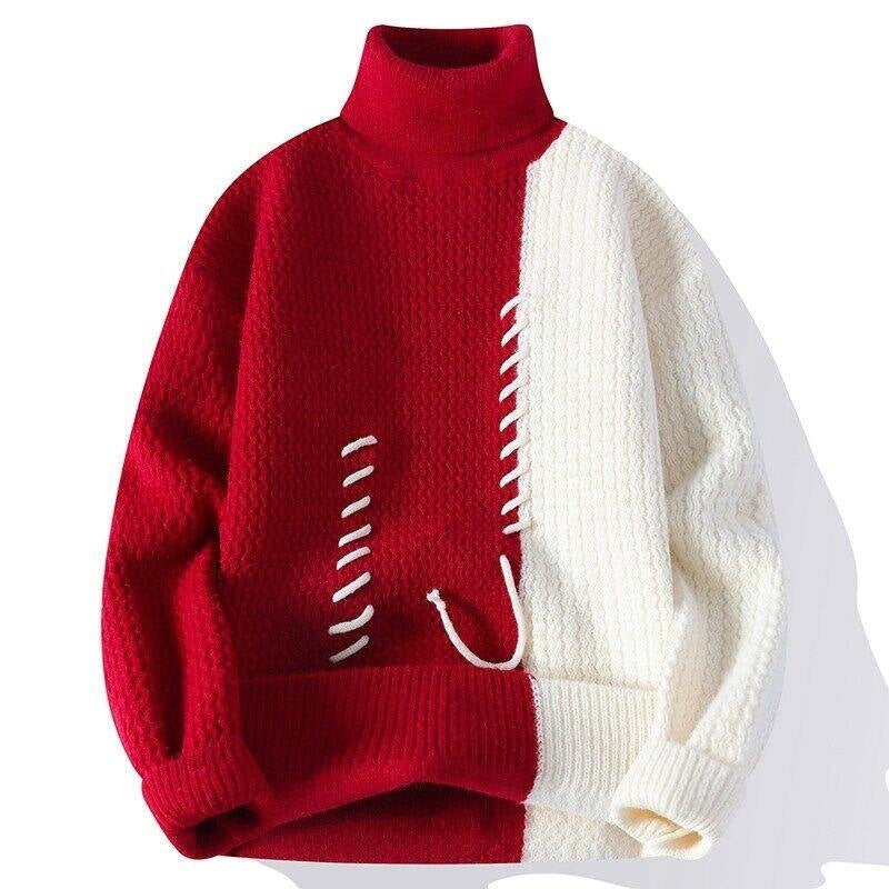 Unisex nan strukturierter Oversize-Strickpullover mit Zopfmuster und dekorativer Steppnaht Echo Archiv