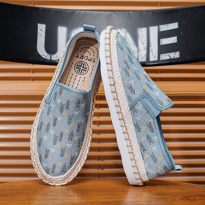 Damen Modische Slip-On Schuhe mit buntem Muster – Lioré