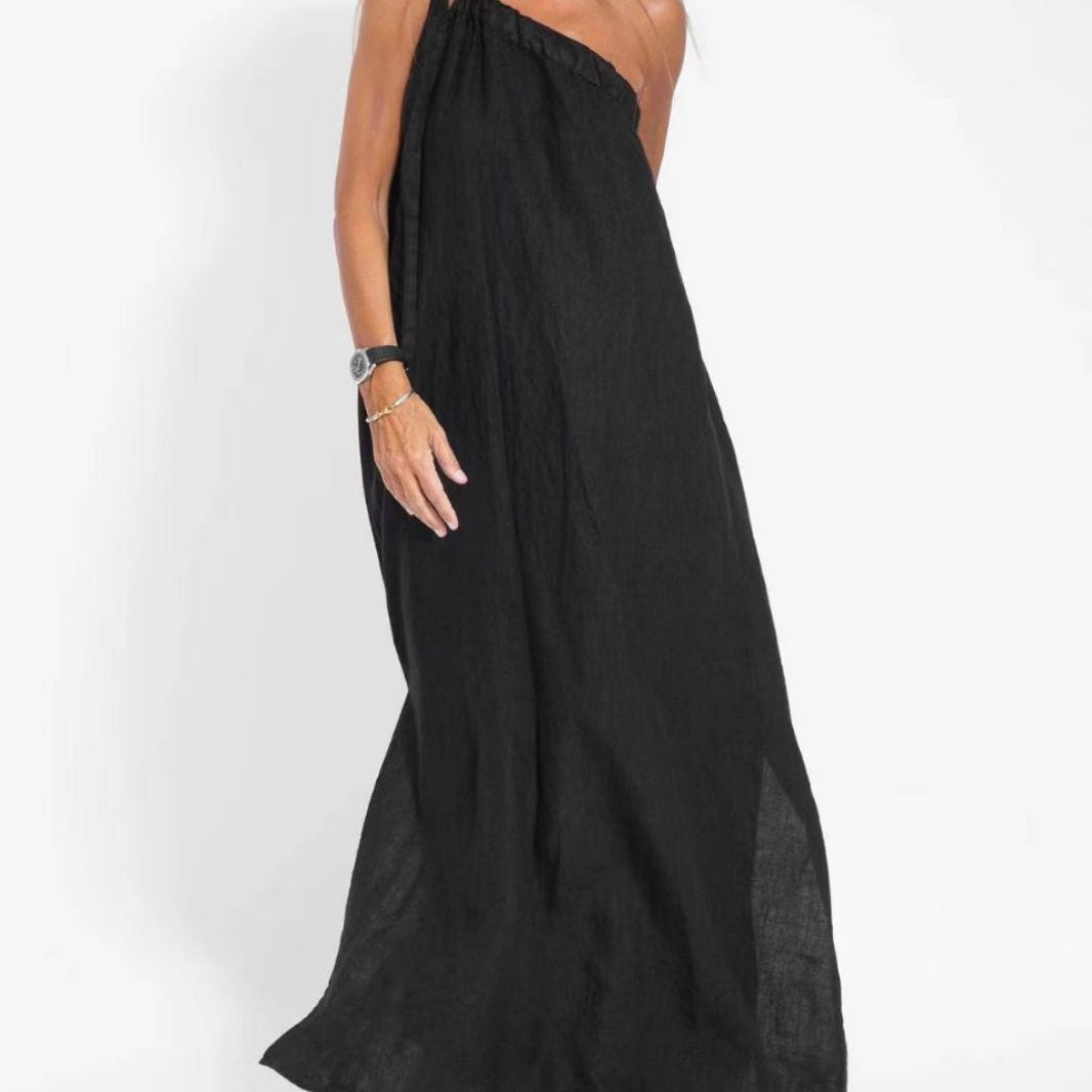 Damen Maxikleid mit asymmetrischem Träger Echo Archiv