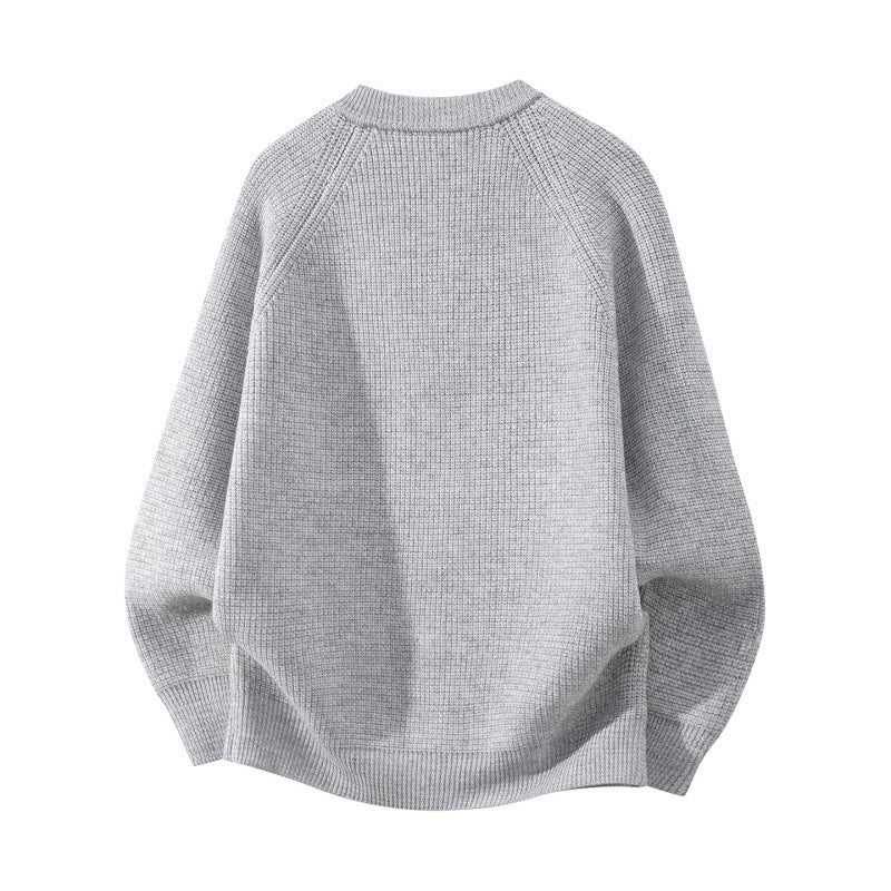 Damen Oversize-Strickcardigan mit Rundhals, Raglanärmeln und Zwei-Wege-Reißverschluss Echoarchiv
