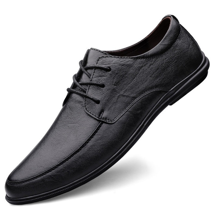 Herren Elegante Lederschnürschuhe Echoarchiv