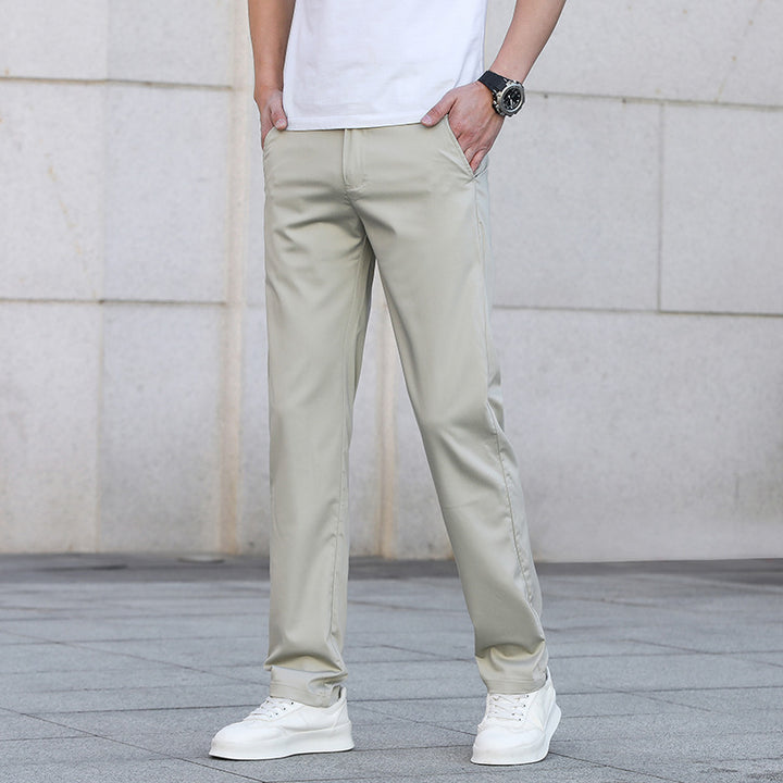 Herren Schmale Stretch-Chinohose im Business-Casual-Look Echo Archiv