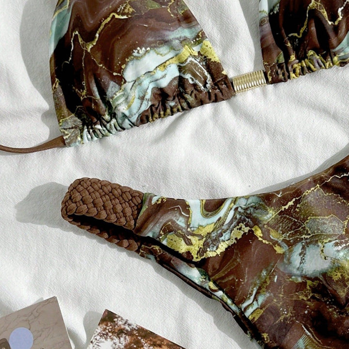 Damen Triangel-Bikini mit innovativen gewebten Details Echo Archiv