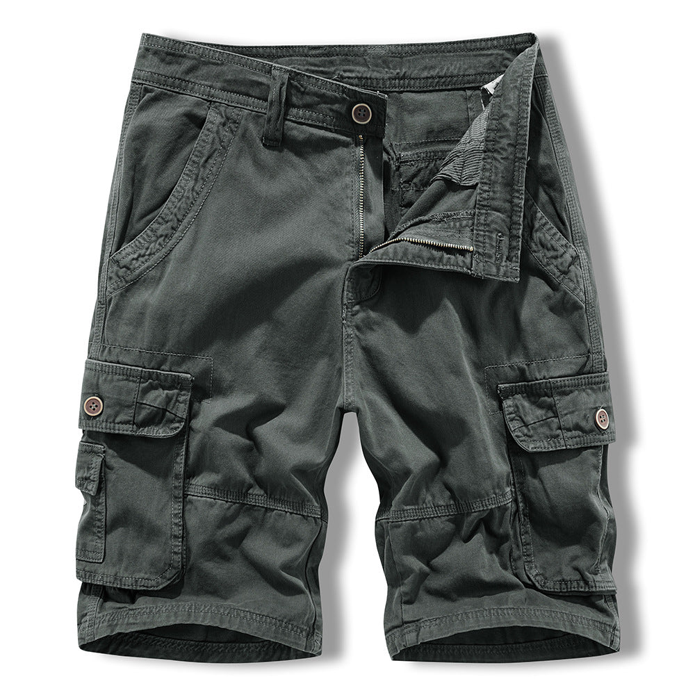 Herren Cargo-Shorts im lässigen Design mit multifunktionalen Taschen Echoarchiv