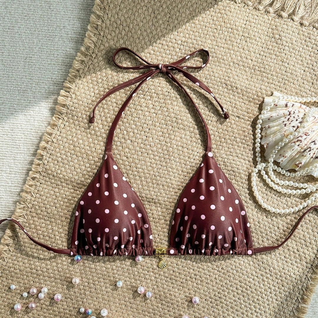 Damen Triangel-Bikinioberteil mit Rüschen Echo Archiv