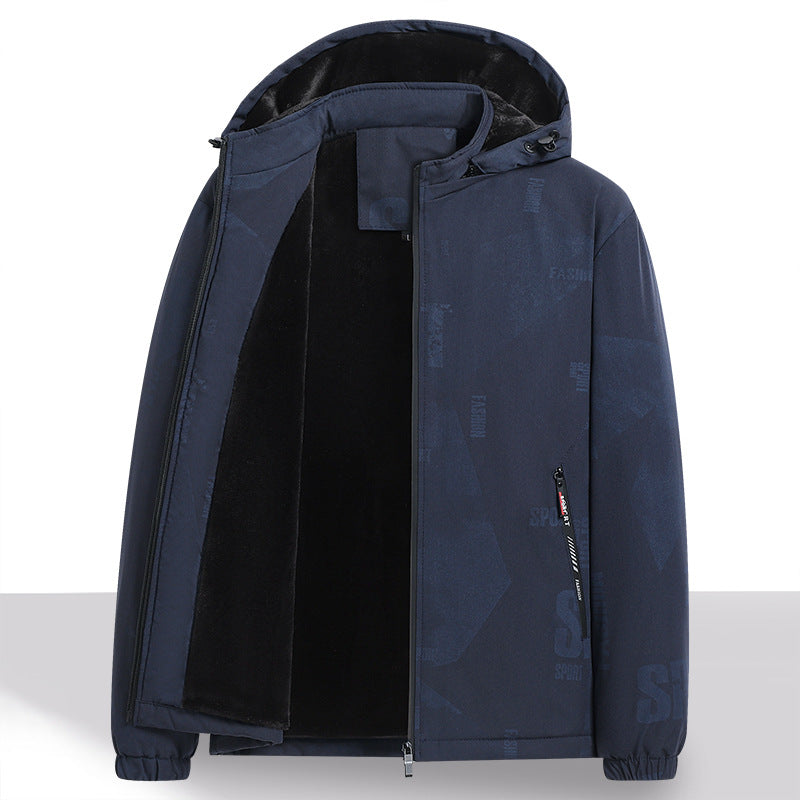 Herren Sportliche Warmjacke Echo Archiv