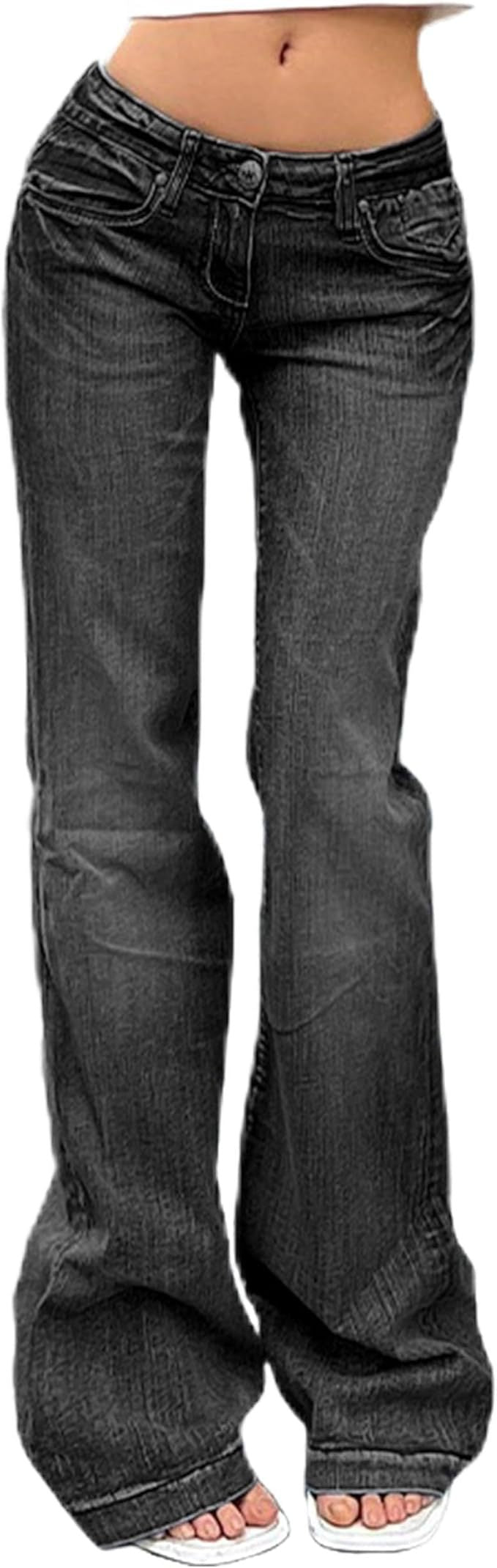 Damen Bootcut-Jeans mit flexibler Passform und hohem Bund Echo Archiv