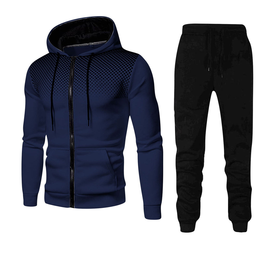 Herren Kapuzenjacke und Jogginghose Set Echoarchiv