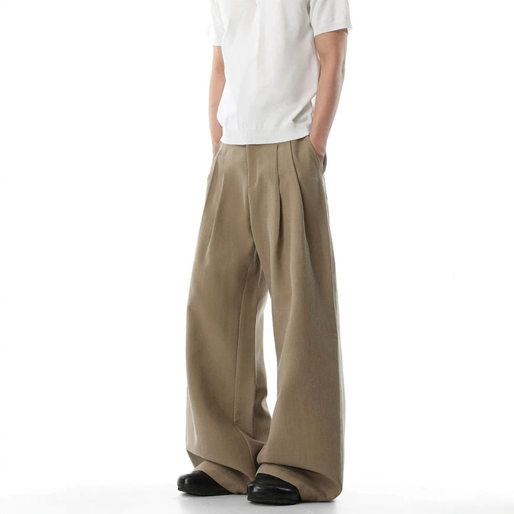 Damen Weit geschnittene Leinenhose Echo Archiv