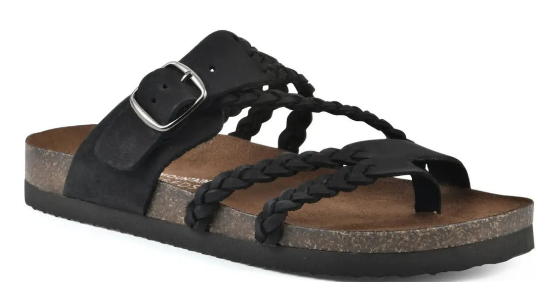 Damen Riemchen-Sandalen mit geflochtenem Design und verstellbarem Riemen Echoarchiv