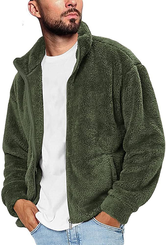 Herren Fleecejacke mit weichem Innenfutter und praktischen Taschen Echoarchiv