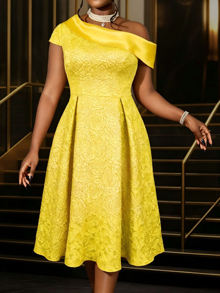 Damen elegantes A-Linien Kleid Echo Archiv