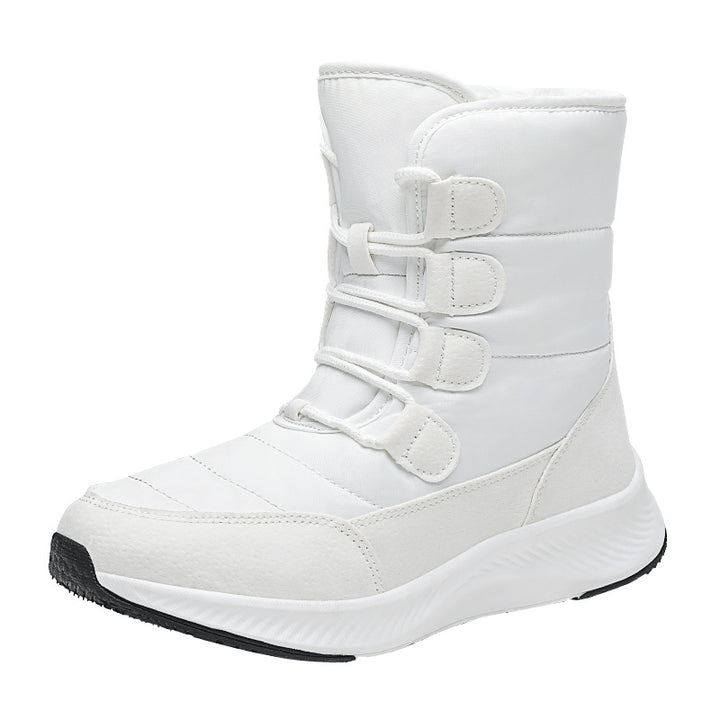 Damen Thermo-Schneestiefel mit gesteppter Isolierung, Teddyfutter und griffiger Profilsohle Echo Archiv