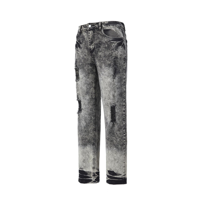Damen Modische High-Waist Ripped Jeans Echoarchiv