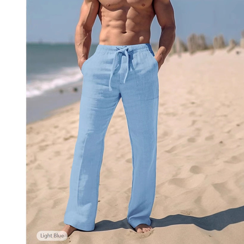 Herren entspannende Leinenhose Echoarchiv