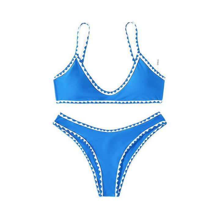 Damen Triangel-Bikini mit verspieltem Zickzack-Design Echo Archiv