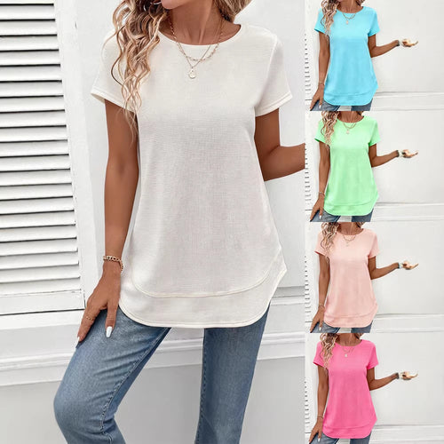 Damen sportliches Baumwollshirt Echo Archiv