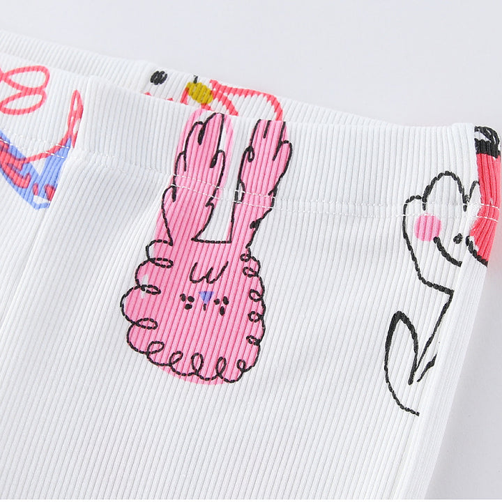 Mädchen Leggings mit buntem, verspieltem Motiv Echo Archiv