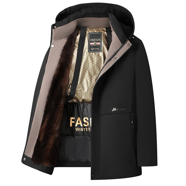 Damen Winterjacke mit abnehmbarer Kapuze Echo Archiv