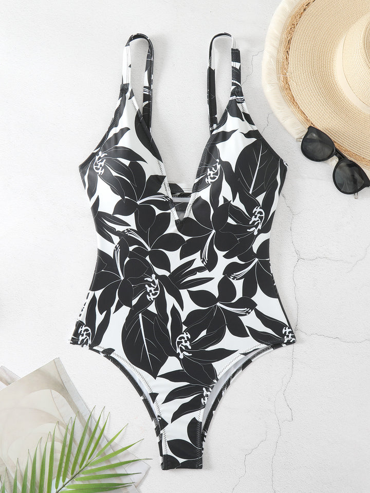 Damen Einteiler Badeanzug mit floralem Design Echo Archiv