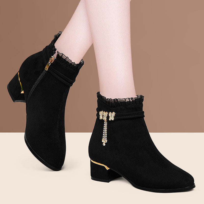 Damen Glamouröse Ankle Boots Echo Archiv