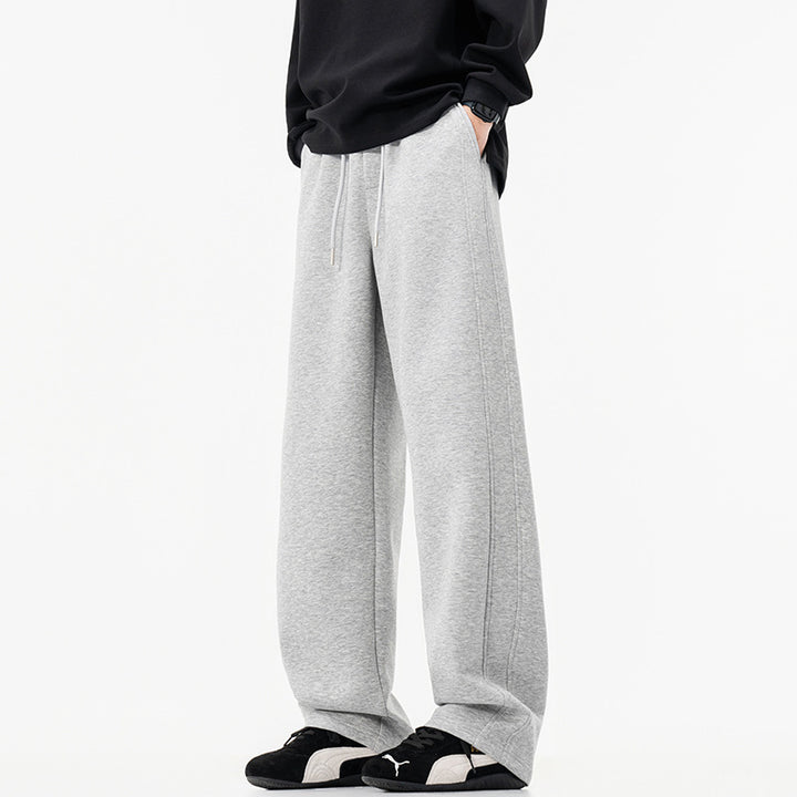 Damen weit geschnittene Lounge-Jogginghose mit elastischem Bund, Kordelzug und lässigem Culotte-Schnitt – Avélisse