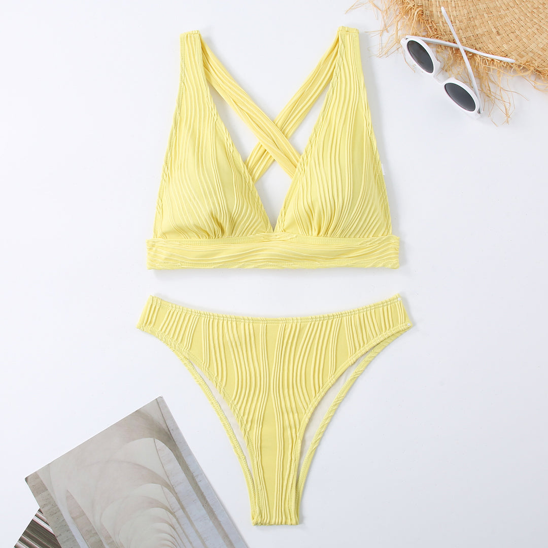 Damen Raffiniertes Triangel-Bikini-Set Echo Archiv