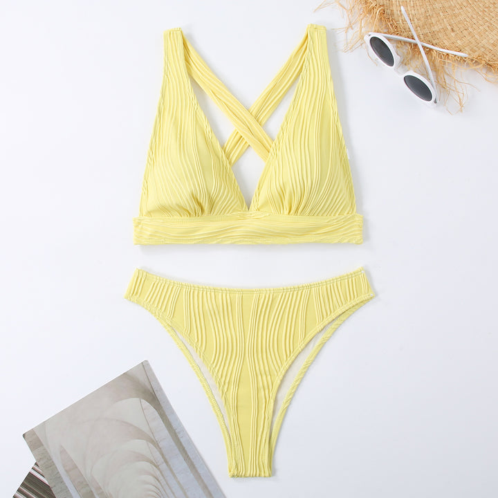Damen Raffiniertes Triangel-Bikini-Set Echo Archiv