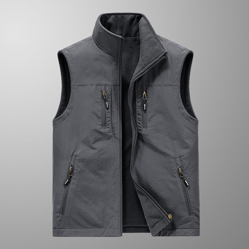 Herren Praktische Fleece-Weste Echo Archiv