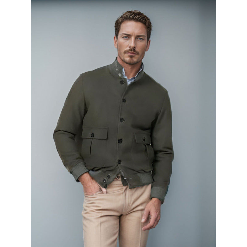 Herren modische Casual-Jacke mit praktischen Taschen Echoarchiv