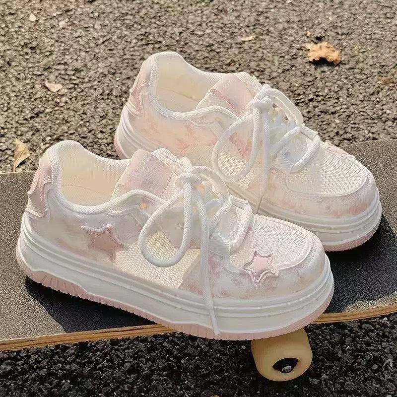 Damen Sneakers mit modischem Sternen-Motiv und komfortabler Sohle Echo Archiv