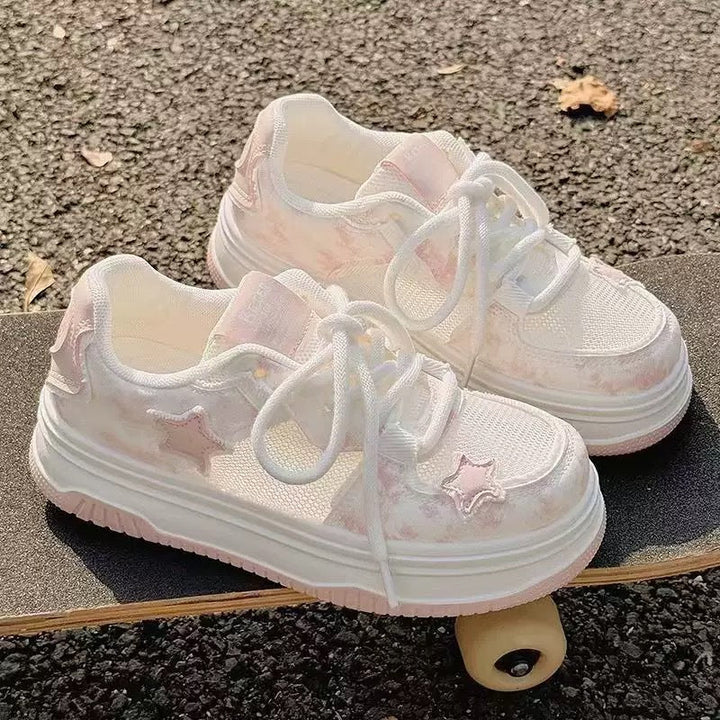 Damen Sneakers mit modischem Sternen-Motiv und komfortabler Sohle Echo Archiv