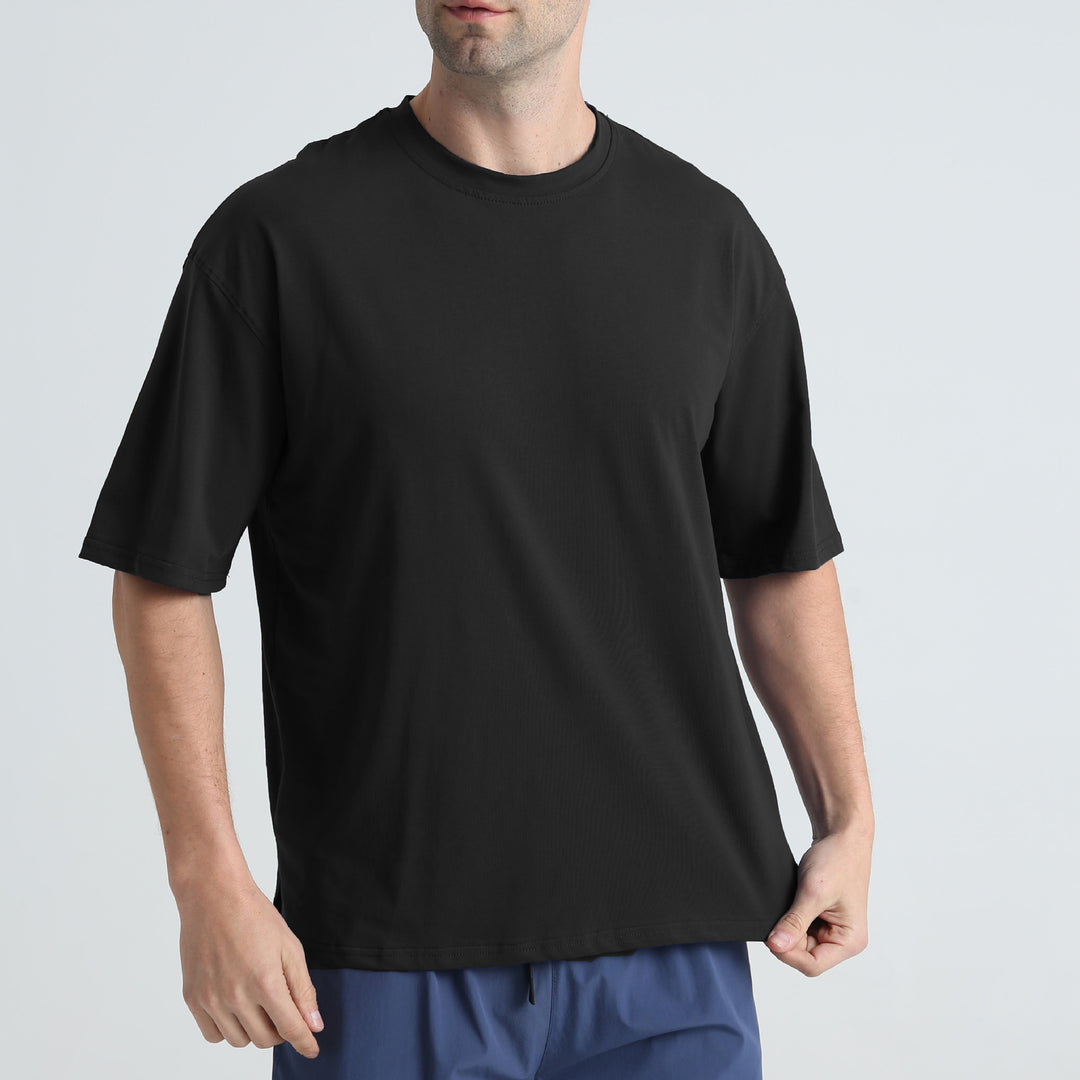 Herren Bequemes Loose-Fit T-Shirt aus hochwertiger Baumwolle Echoarchiv