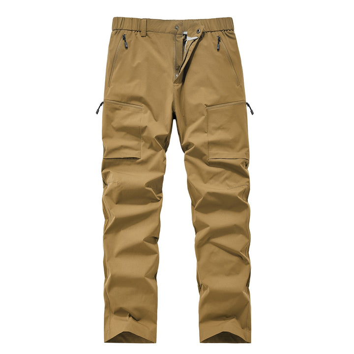Herren Multifunktionale Cargo-Reisehose mit elastischem Bund, Reißverschlusstaschen und Knieverstärkung Echo Archiv