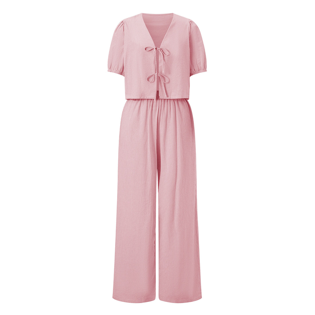 Damen luftiges Sommer-Jumpsuit mit Raffung – Solévia