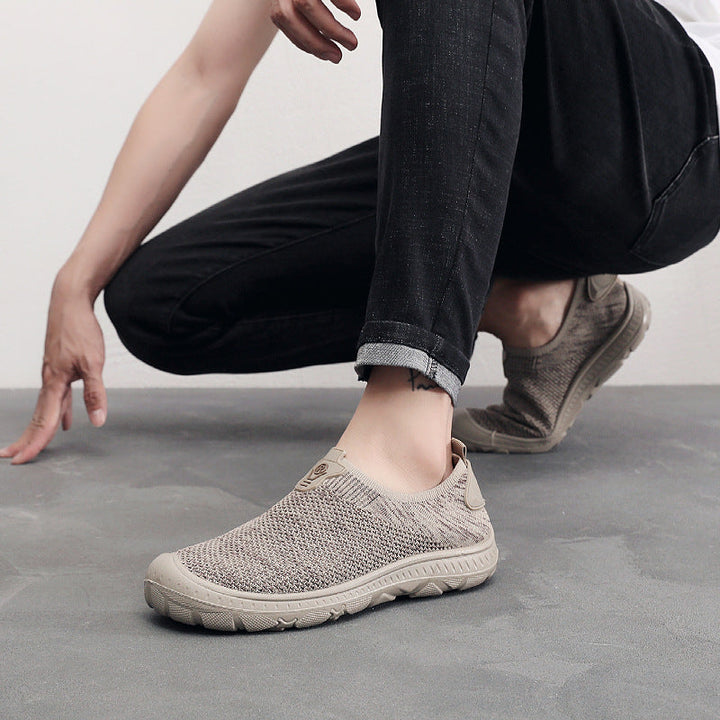 Damen atmungsaktive Slip-On Sneakers mit elastischem Einsatz Echo Archiv