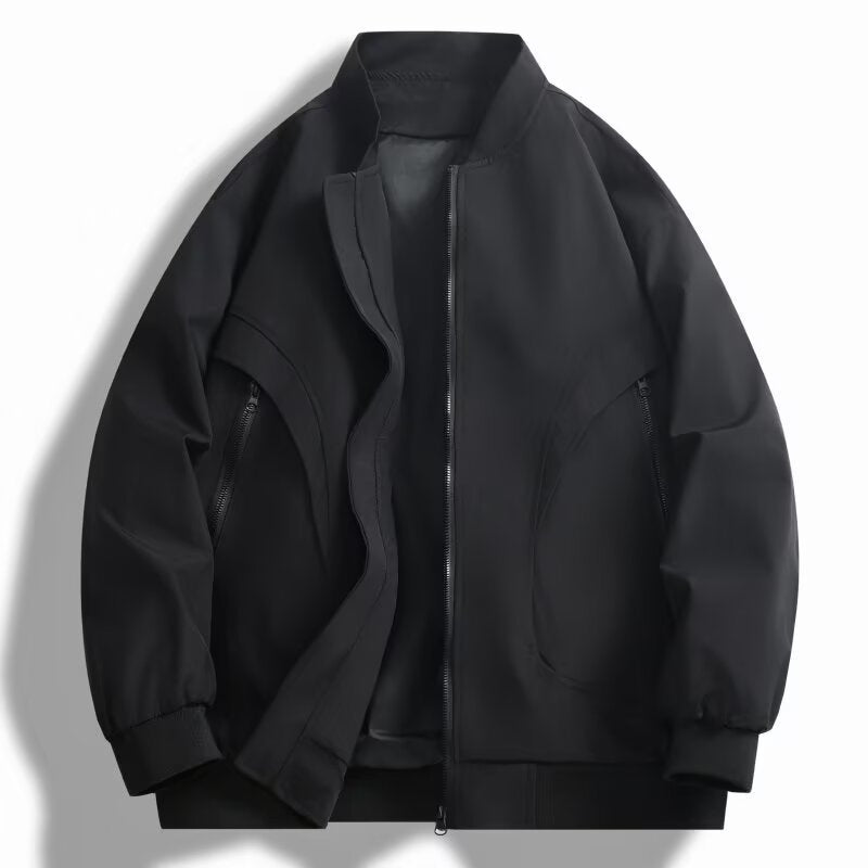 Unisex sportliche Steppjacke mit hochgeschloßener Kragen und praktischen Taschen Echoarchiv