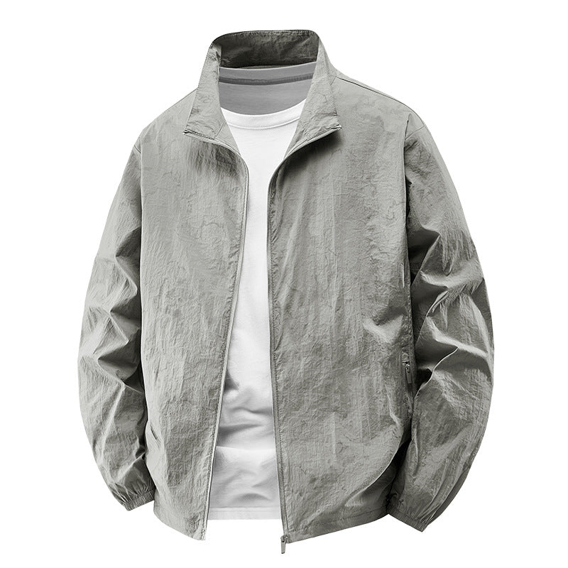 Herren Leichte Übergangsjacke mit hohem Kragen Echo Archiv 1787797311