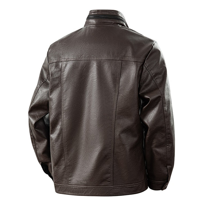 Herren Kunstlederjacke im sportlichen Design – Valtoré