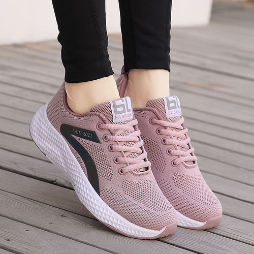 Damen nan nahtloser Strick-Sneaker mit elastischem Einstieg, Waben-Zwischensohle und anatomischem Komfortfußbett Echo Archiv