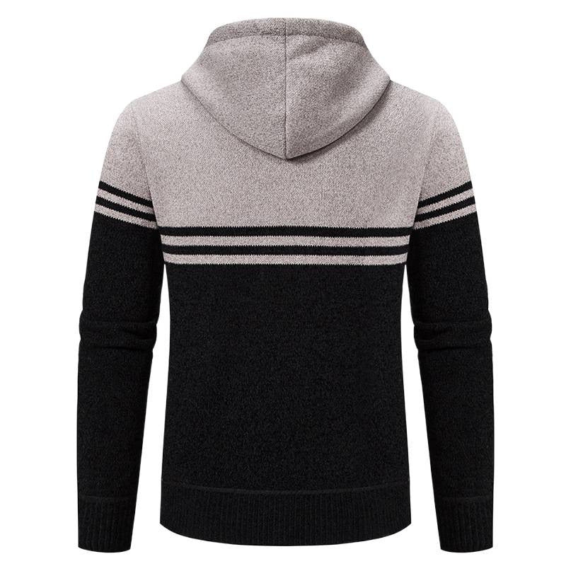 Herren modische Kapuzenjacke mit strukturiertem Design Echoarchiv