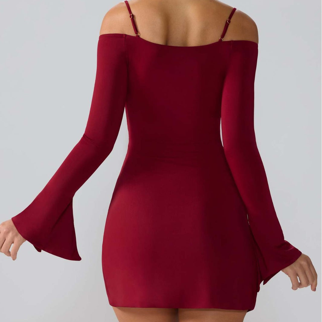 Damen Minikleid mit raffinierten Cut-Out-Details und schickem Knotenverschluss Echo Archiv