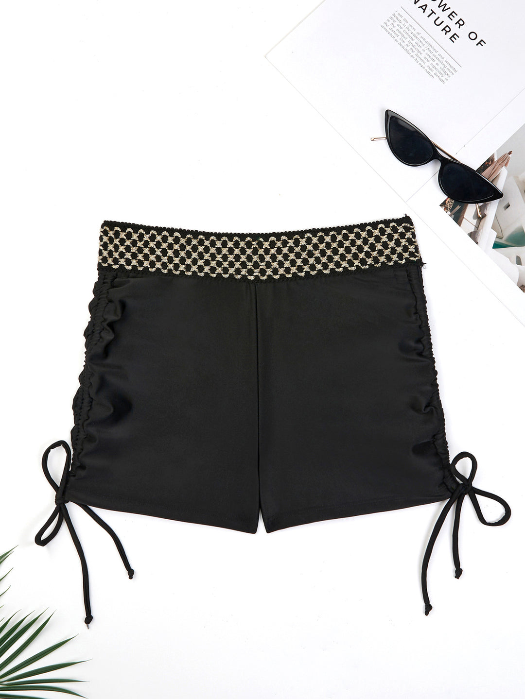 Damen Badeshorts mit verstellbarem Bund Echo Archiv