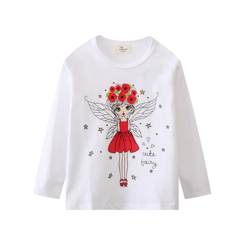 Mädchen Langarmshirt mit niedlichem Feen-Motiv Echo Archiv