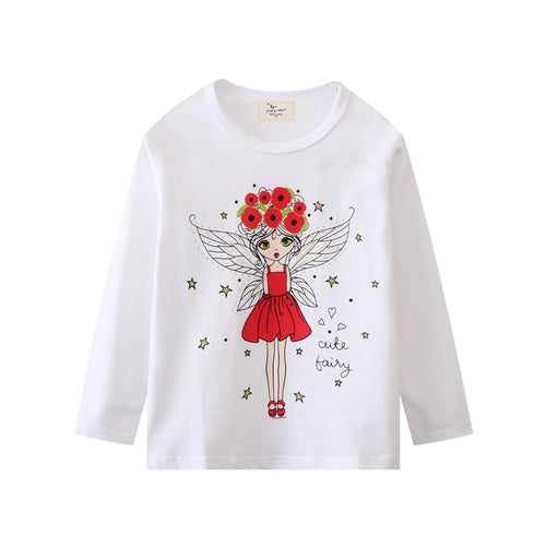 Mädchen Langarmshirt mit niedlichem Feen-Motiv Echo Archiv