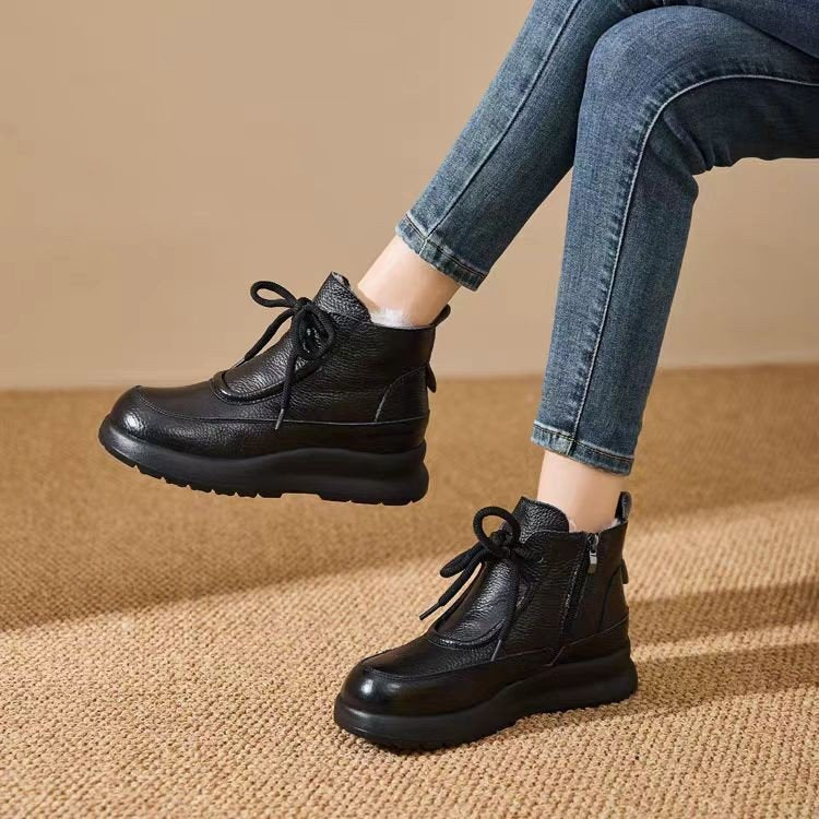 Damen Modische und bequeme Plateau-Stiefeletten Echo Archiv