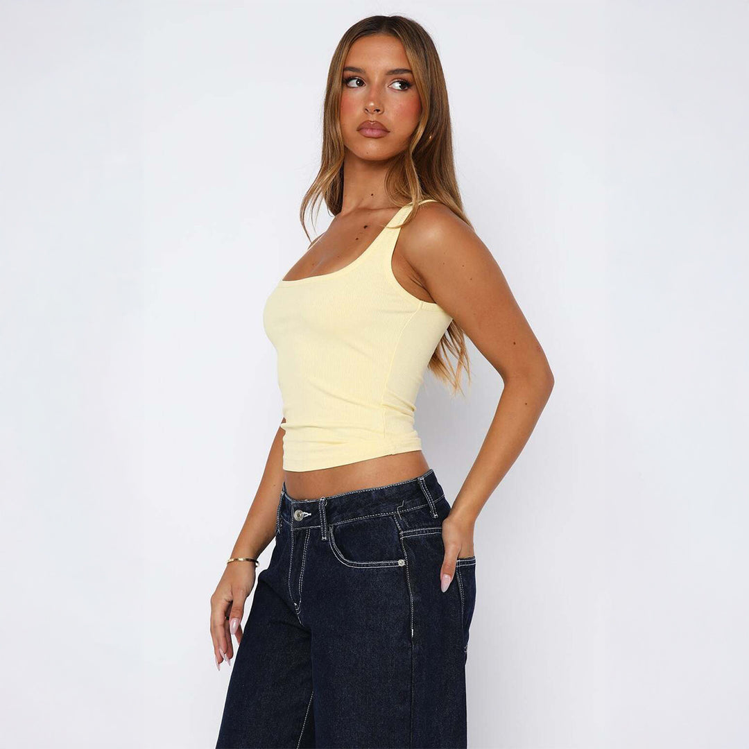 Damen Tanktop mit schmalen Trägern und elegantem Ausschnitt Echo Archiv