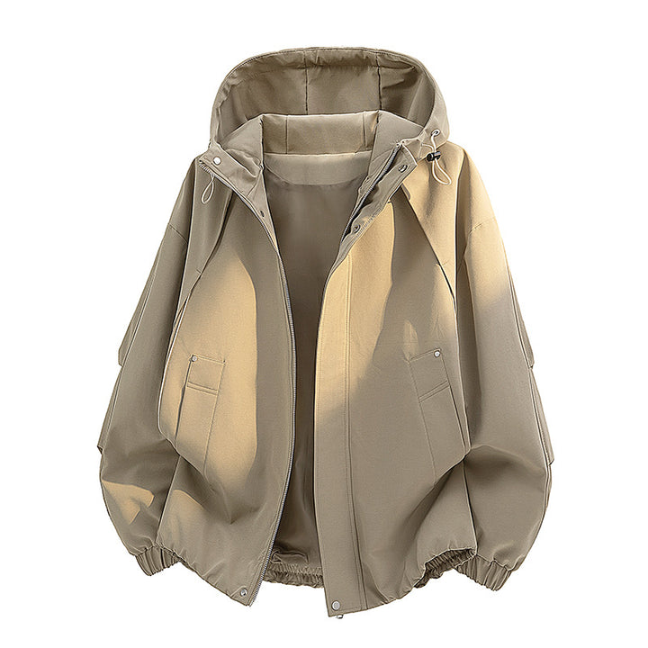 Unisex ultra-leichte Softshell-Hybridjacke mit elastischen Bündchen und verdecktem Reißverschluss – Taviero